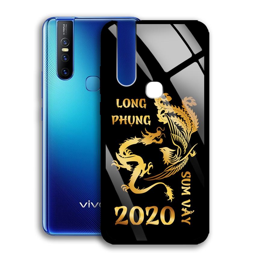 [HCM]Ốp Lưng mạ màu vàng ánh kim Vivo V15 - mặt Kính Cường Lực - 03055 8005 LONGPHUNG05