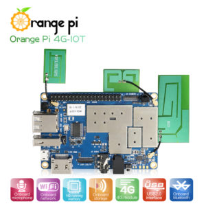 Orange Pi 4G-IOT Chip Cortex-A53 RAM 1GB DDR2 8GB EMMC Support 4G SIM Card