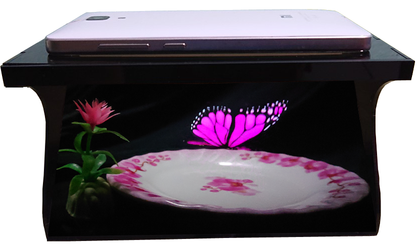 [HCM]Thiết bị trình chiếu 3D Hologram 180 độ cho điện thoại