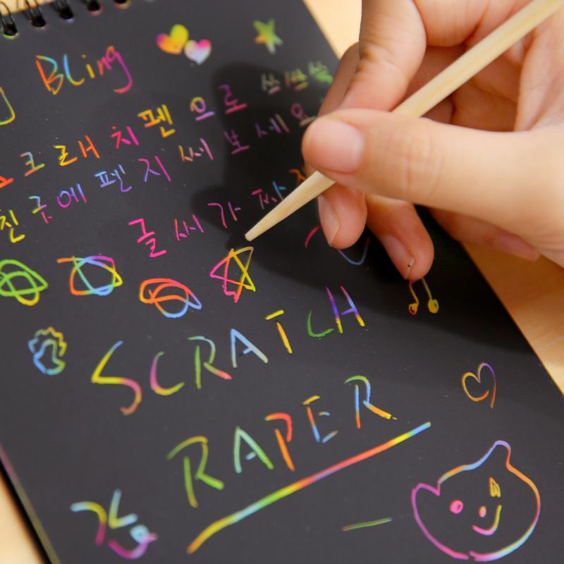 Sổ tay ma thuật Scratch Note nhiều sắc màu