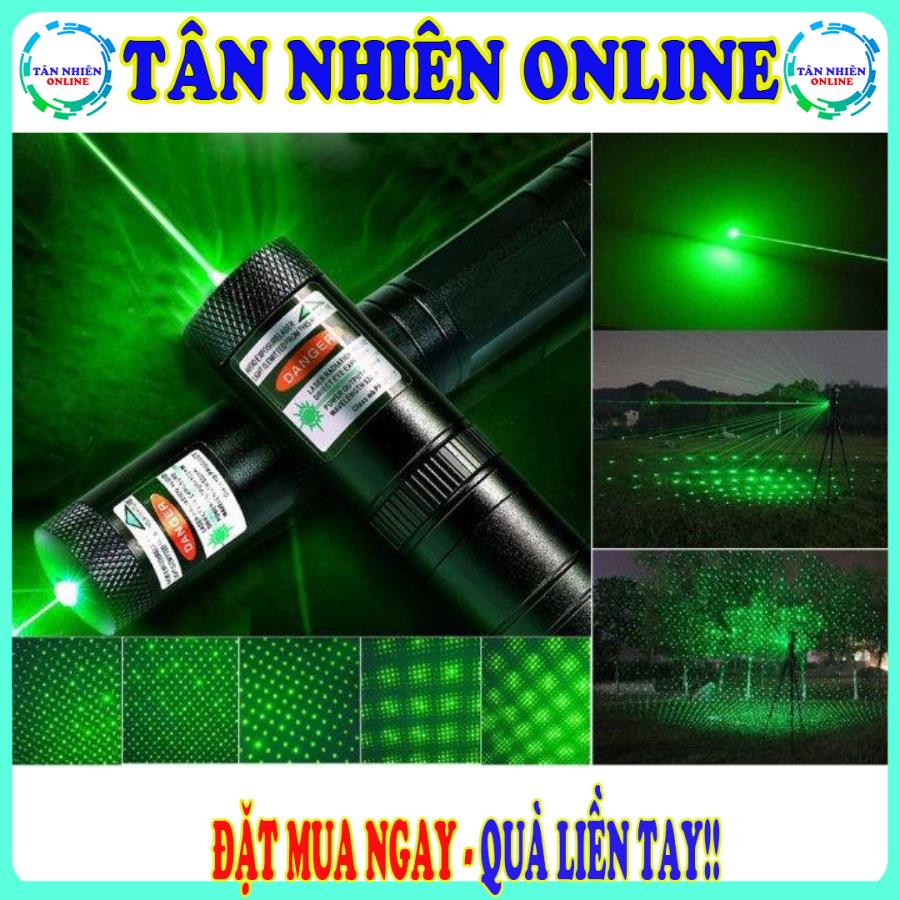 Đèn pin siêu sáng tia laser 303 tia xanh
