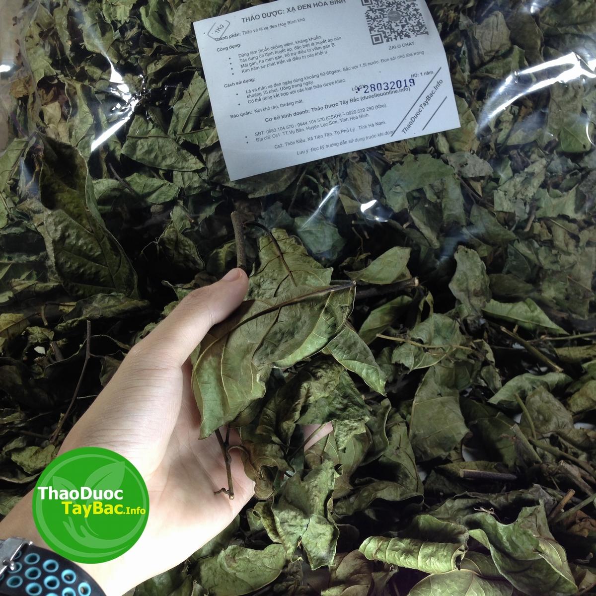 1kg xạ đen hòa bình lá và thân