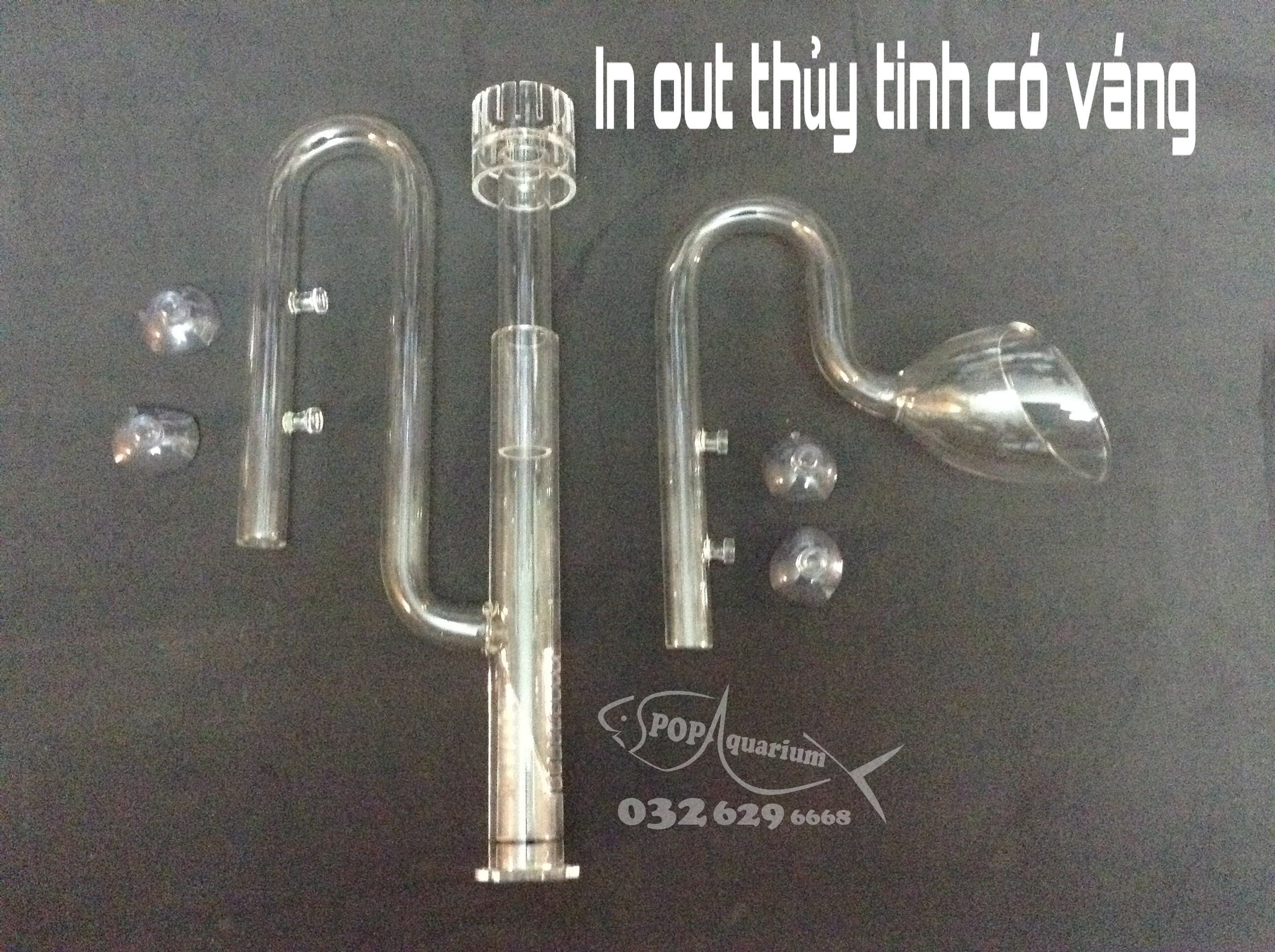 Bộ inout thủy tinh có lọc váng fi16