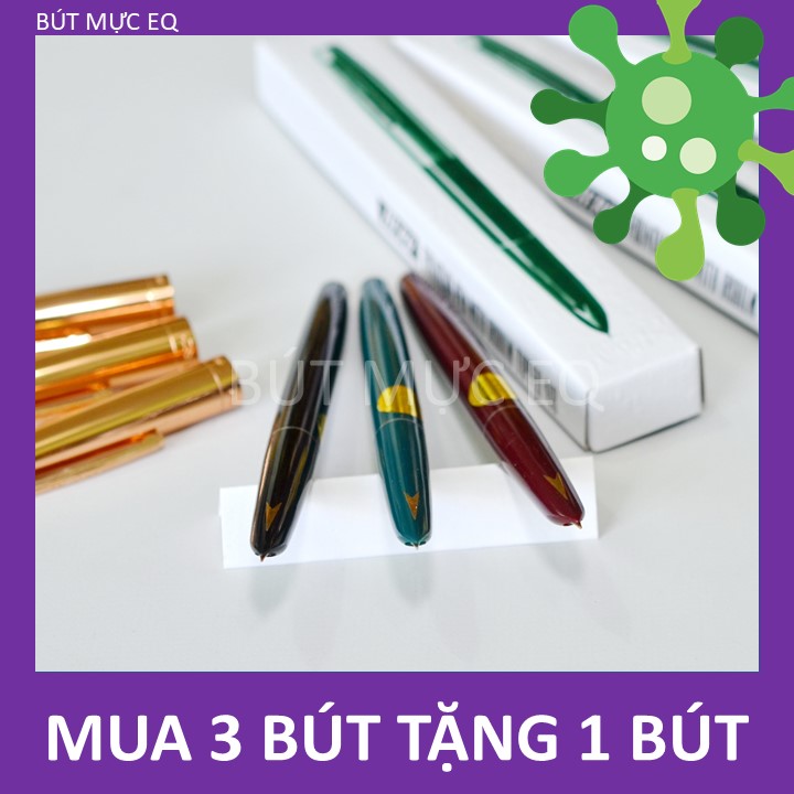 Combo 03 Bút Mực Hero 331 ba màu xanh, đỏ, đen