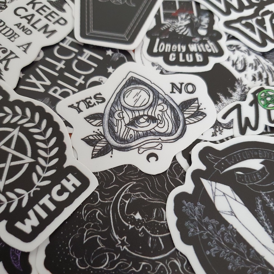 [HCM]Set hình dán Phù Thủy Ma mị - Witchy Tarot sticker pvc chống nước cao cấp không bay màu - Owl Sticker