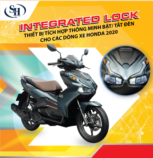 CÔNG TẮC BẬT TẮT ĐÈN XE HONDA 2020 - INTEGRATED LOCK