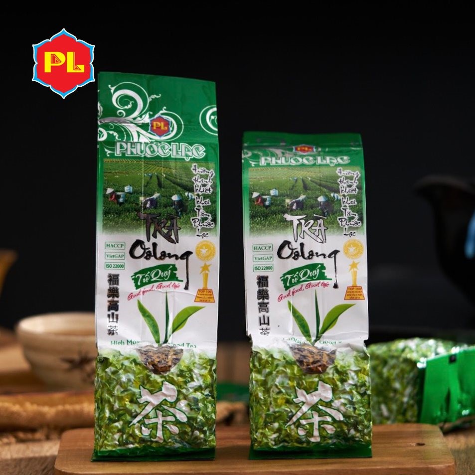 Trà Ô Long (oolong) Tứ Quý Phước Lạc Cao Cấp Gói 250g