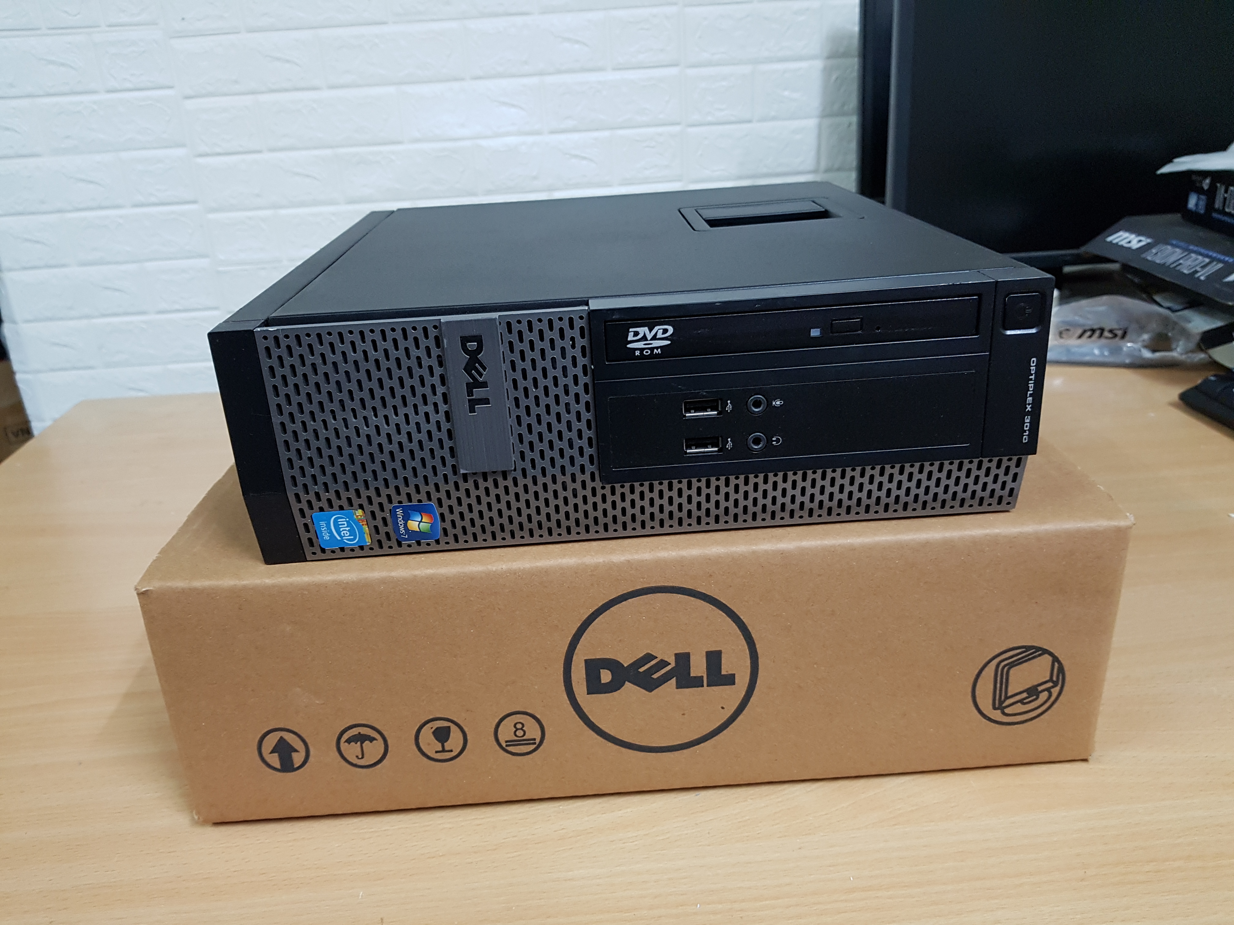 Dell Optiplex Core i3 máy văn phòng, Ram 4GB, HDD 250GB mới 99%