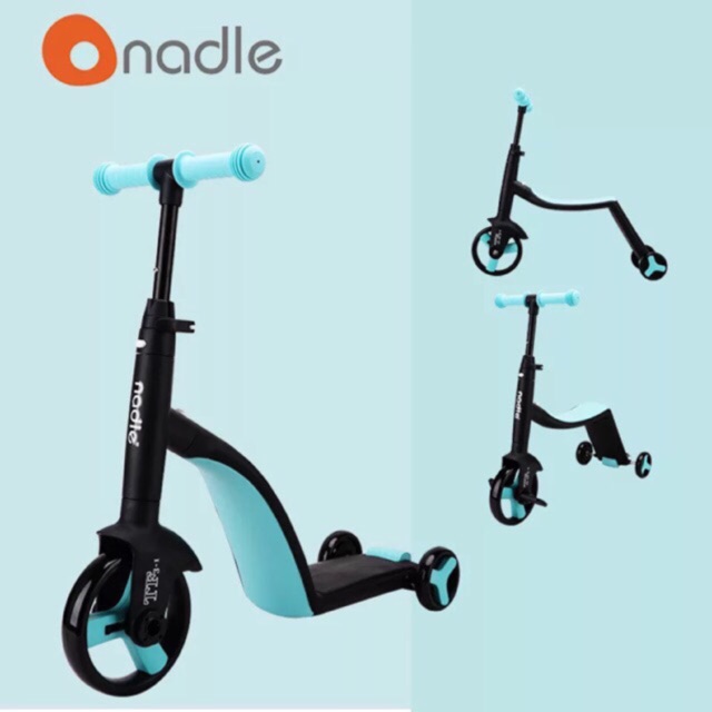 Xe scooter Nadle 3 trong 1 đa năng nhập khẩu ( Siêu xe đa năng nadle 3 in 1 )