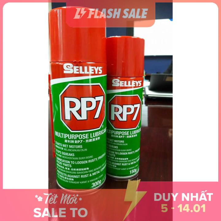 CHAI XỊT CHỐNG RỈ XÉT VÀ BÔI TRƠN ĐA DỤNG RP7 | DẦU CHỐNG RỈ XÉT RP7 300gr - 150gr Bach Hoa Truc