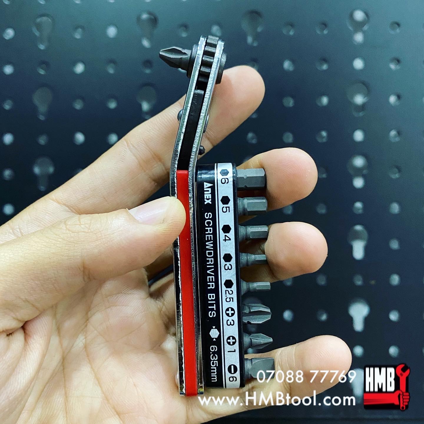 [HCM]????Made in Japan????Bộ tay vặn vít góc hẹp tự động Anex No.429
