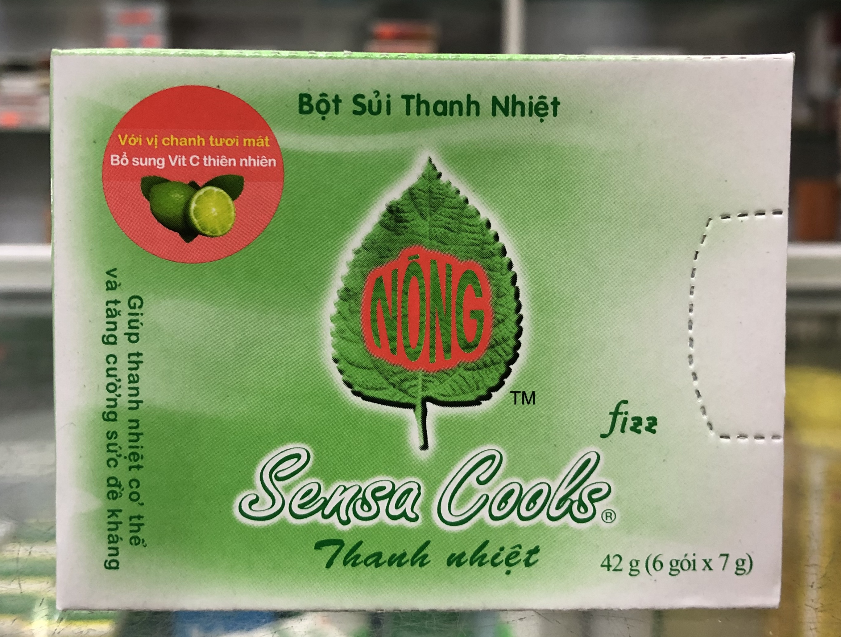 Bột sủi thanh nhiệt Sensa Cool - 6 gói/hộp