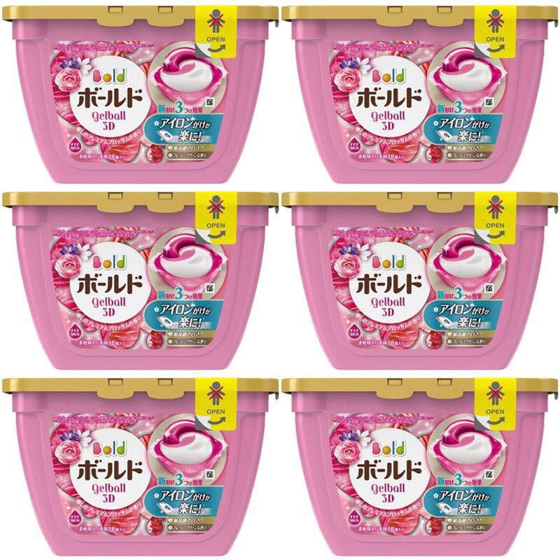 1 thùng viên giặt xã 4in1 Nhật ( 6 hộp - 72 viên )