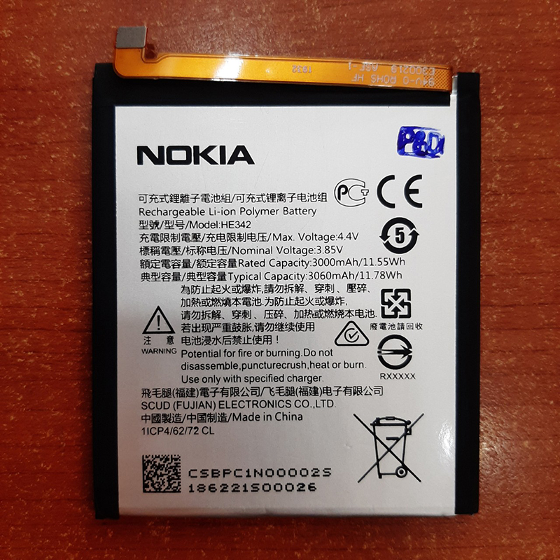 Pin nokia x6, 6.1 plus