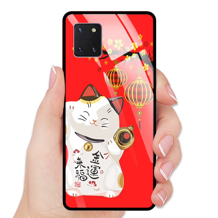 Ốp Lưng điện thoại Samsung Galaxy Note 10 lite - mặt Kính Cường Lực - 03114