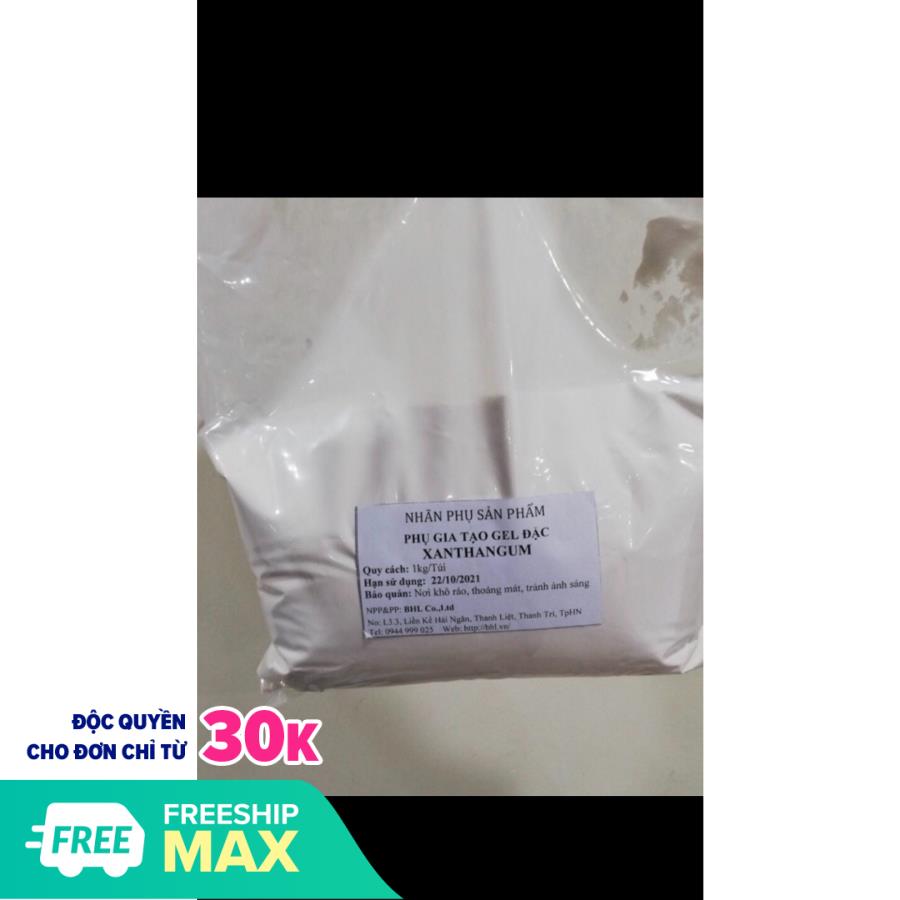 Xanthan gum 1kg phụ gia tạo đặc thực phẩm xanthangum