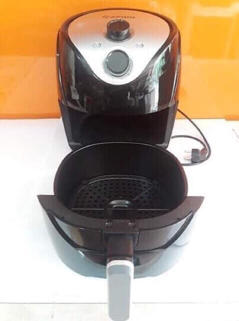 Tặng Khay Nướng Cao Cấp, Nồi Chiên Không Dầu RAPIDO RAF5.0M 1500W 5L Bảo Hành 1 Năm Toàn Quốc, Hàng Chính Hãng