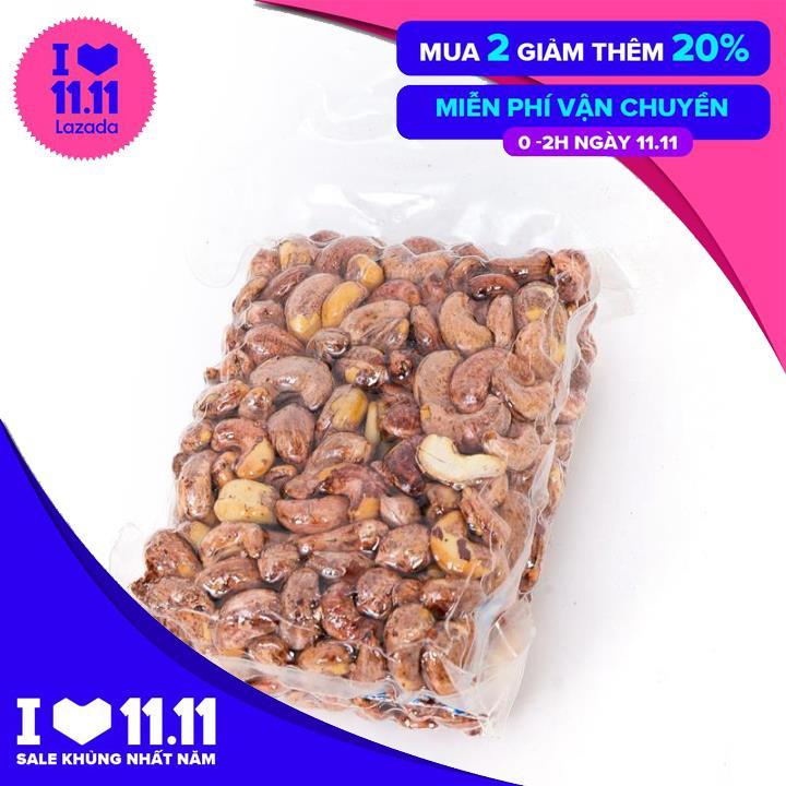 Hạt điều rang muối Cẩm Mỹ Đồng Nai 500g hạt to tròn đều