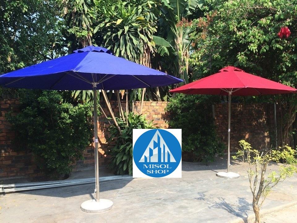 [HCM]Dù che nắng ngoài trời dù che nắng loại lớn dù che mưa KHÔNG KÈM ĐẾ - Đường kính 3m cao 2m8 chất liệu Polyester chống thắm nước màu ngẫu nhiên bền màu độ bền cao sử dụng lâu dài