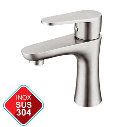 Vòi lavabo nóng lạnh Inox SUS 304 -XT204