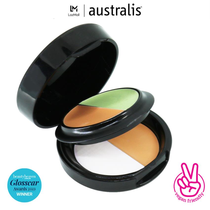 Kem Che Khuyết Điểm 4 In 1 Australis Concealer & Corrector Palette-Hàng Úc Chính Hãng