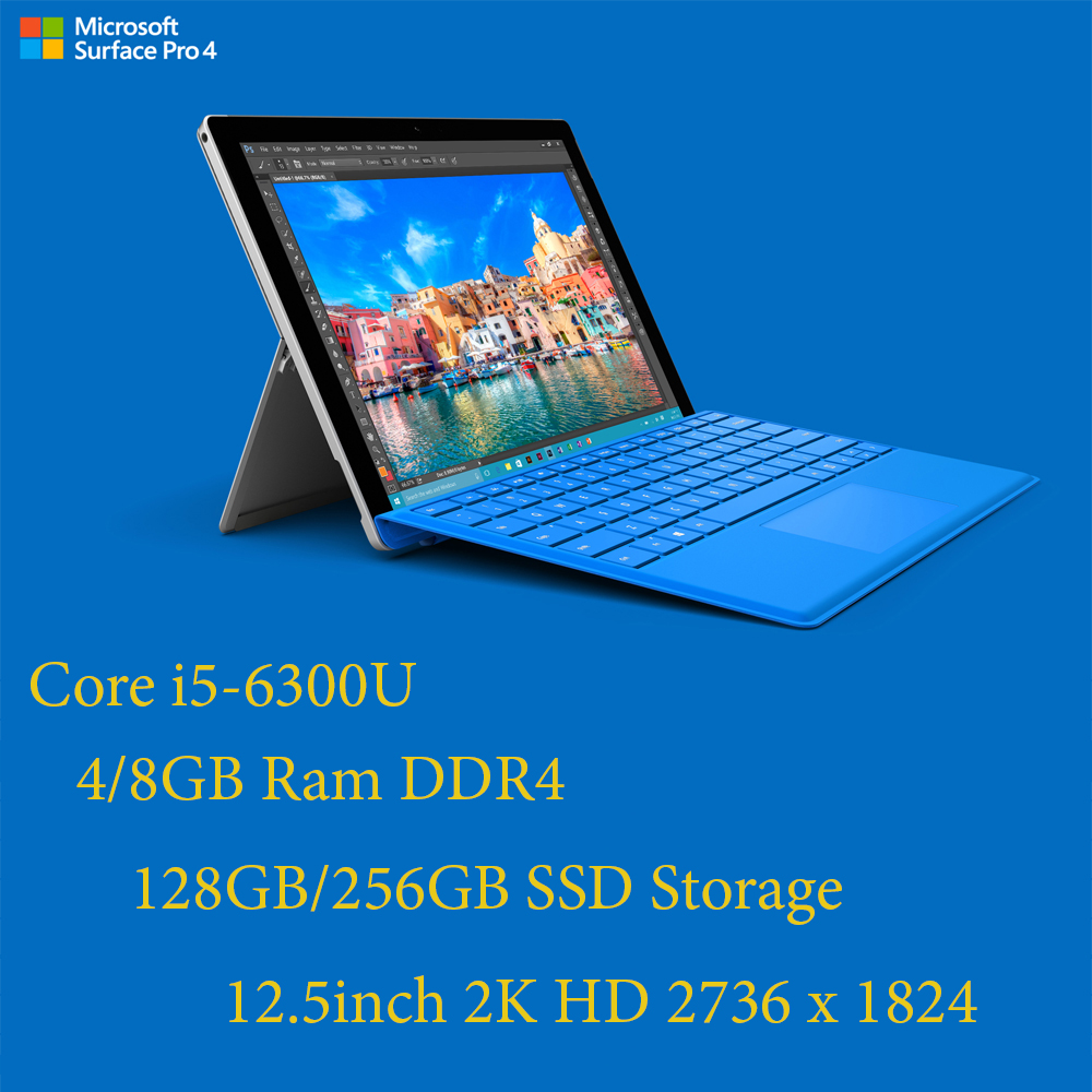 Máy tính bảng Surface Pro 4 Core i7-6650U, 16gb Ram, 512gb SSD/12.3inch 2K cảm ứng, kèm bàn phím