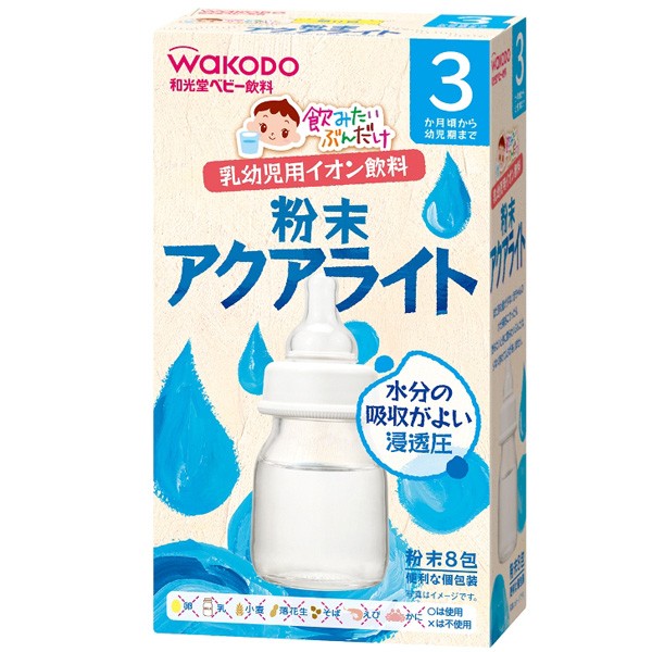 Bột pha giải nhiệt cấp nước Wakodo cho bé