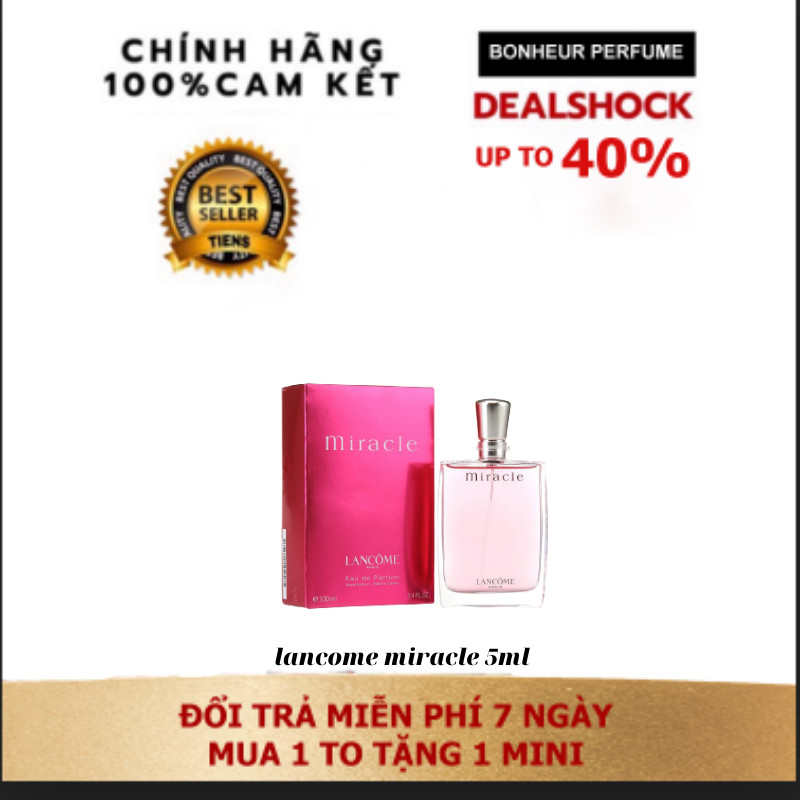 Nước Hoa Mini chấm Nữ Lancome Miracle 5ml lưu hương siêu lâu - Nước hoa chính hãng
