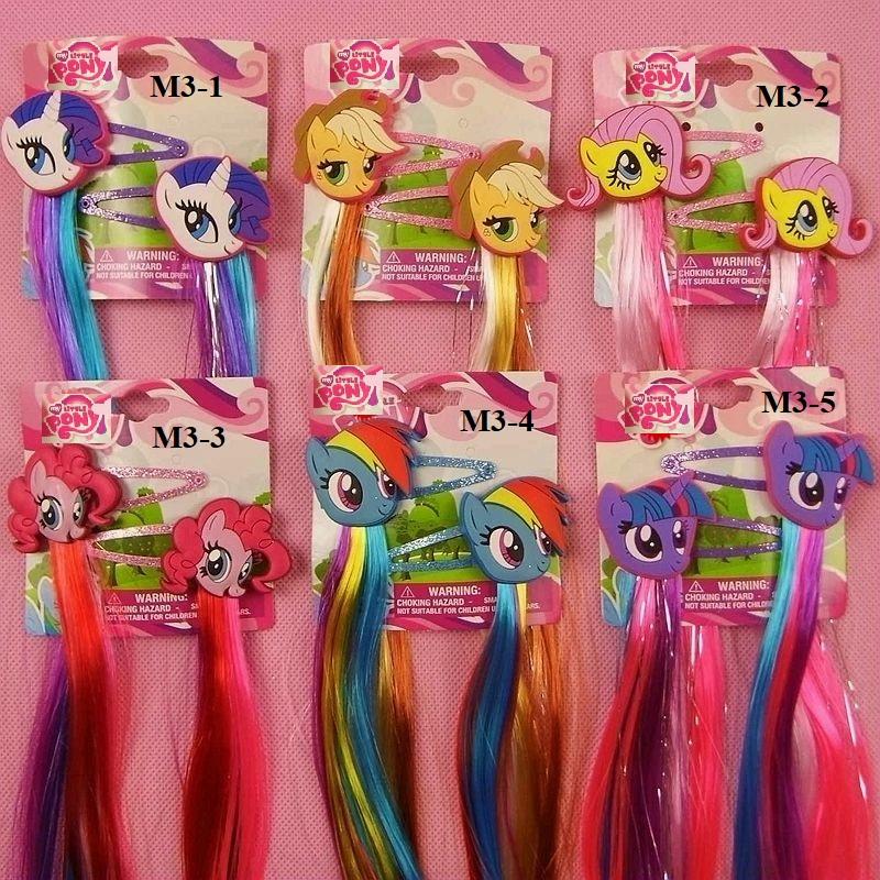 [HCM]Kẹp Tóc (Cột Tóc) Bé Gái Ngựa Pony Kèm Tóc Giả Siêu Dễ thương  Đáng Yêu