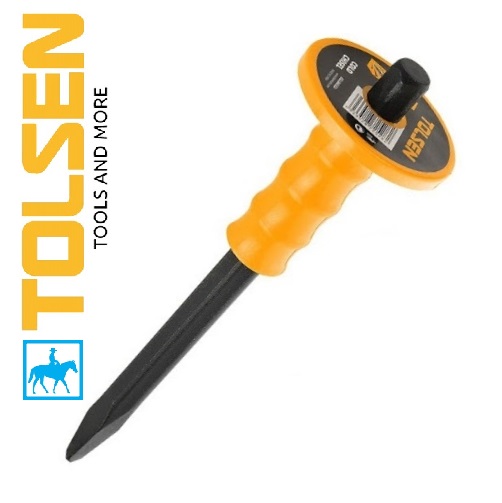 Mũi đục sắt mũi nhọn đục tường bê tông 300mm cold chisel tolsen 25085