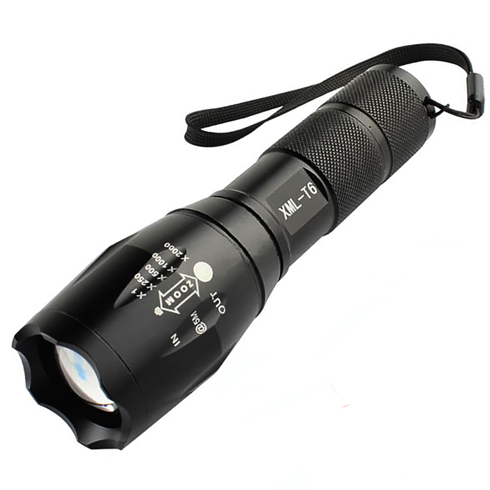 Đèn pin siêu sáng phiên bản cao cấp chiếu xa 300m hợp kim chống nước dễ dàng sạc