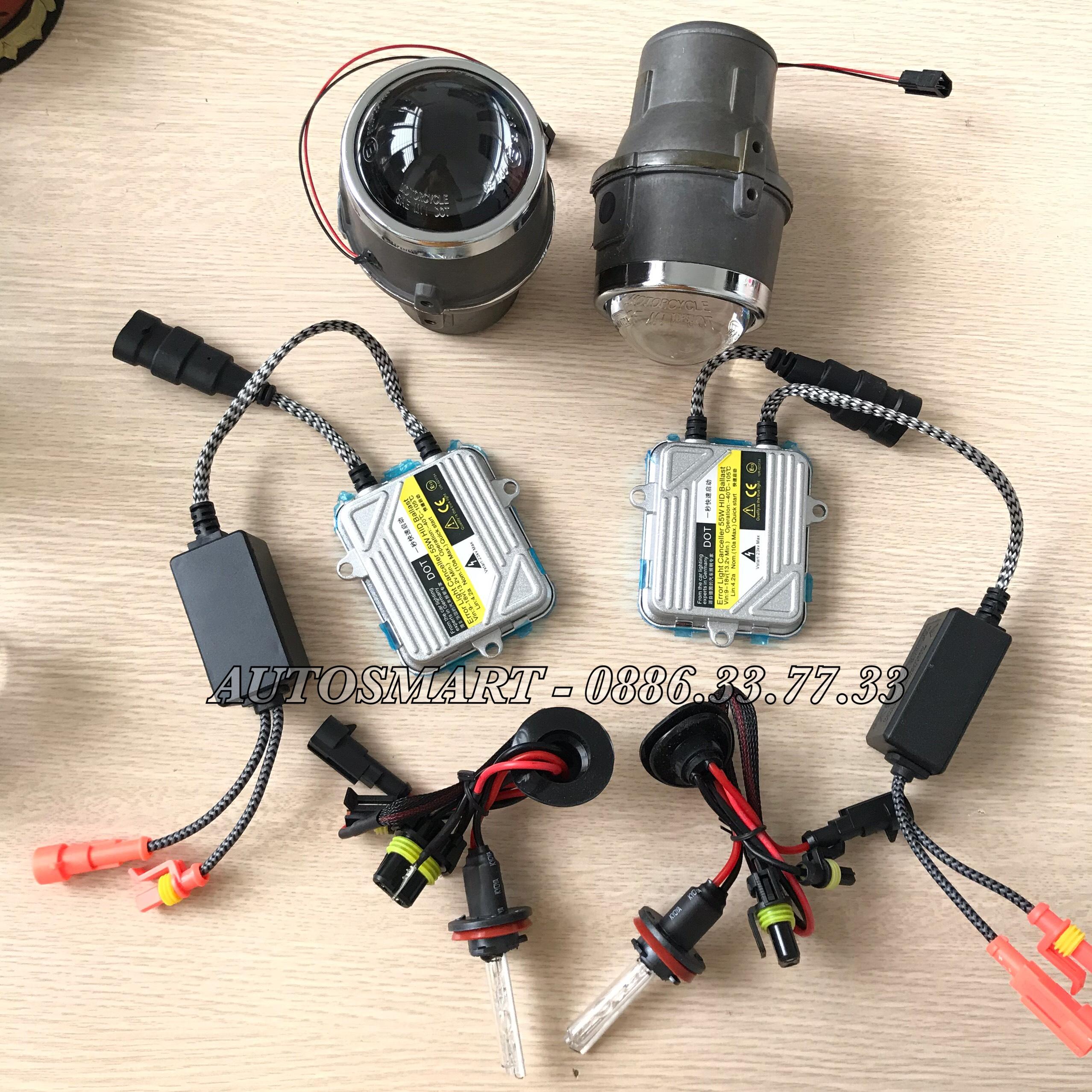 Bi gầm xenon có chế độ pha cos GT-WK 35W giá rẻ dành cho ô tô, xe máy (bộ 1 bên)