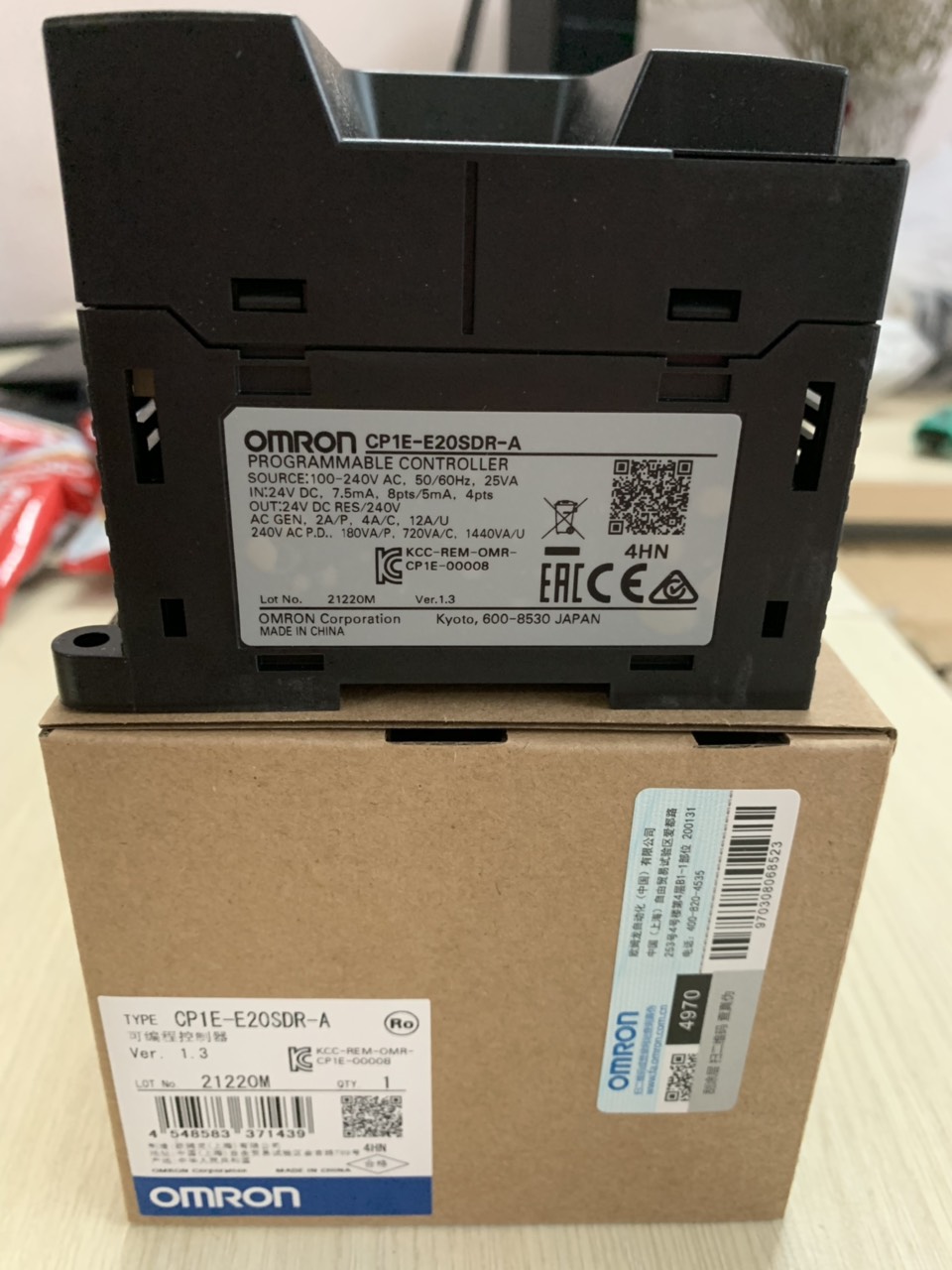 Plc cp1e-e20sdr-a