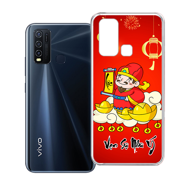 [HCM]Ốp lưng đẹp đón Tết cho điện thoại Vivo Y50 - 01297 - Silicone Dẻo