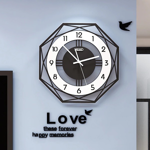 [HCM][P-Home] Đồng hồ treo tường trang trí sang trọng và hiện đại CL002 - Kích thước: 35x35 40x40 cm