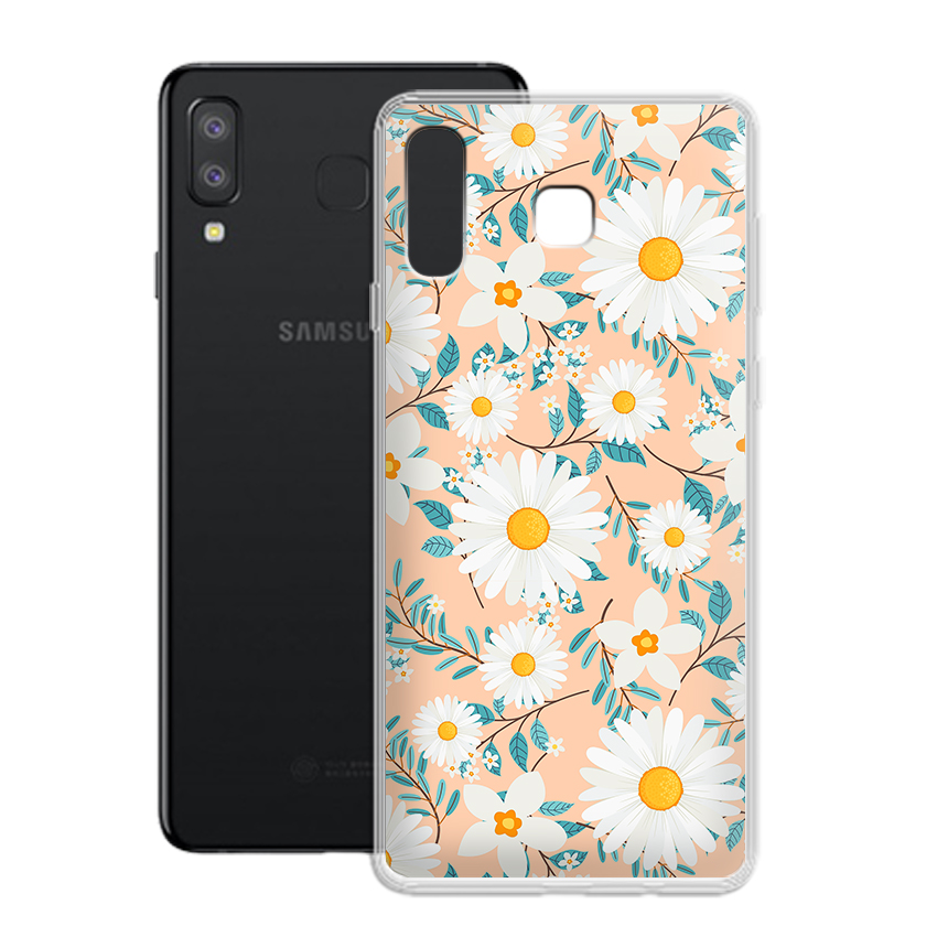 [HCM]Ốp lưng Samsung Galaxy A8 star in cúc họa mi dễ thương - 01033 8162 CHM02 - Silicone Dẻo