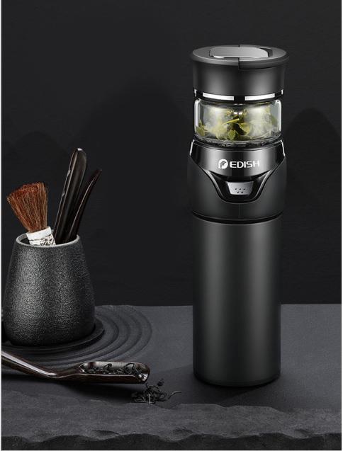 Bình pha trà Edish (450ml), Bình pha trà kiêm bình giữ nhiệt đa năng inox 316 thương hiệu Edish của Đức cao cấp (450ml)