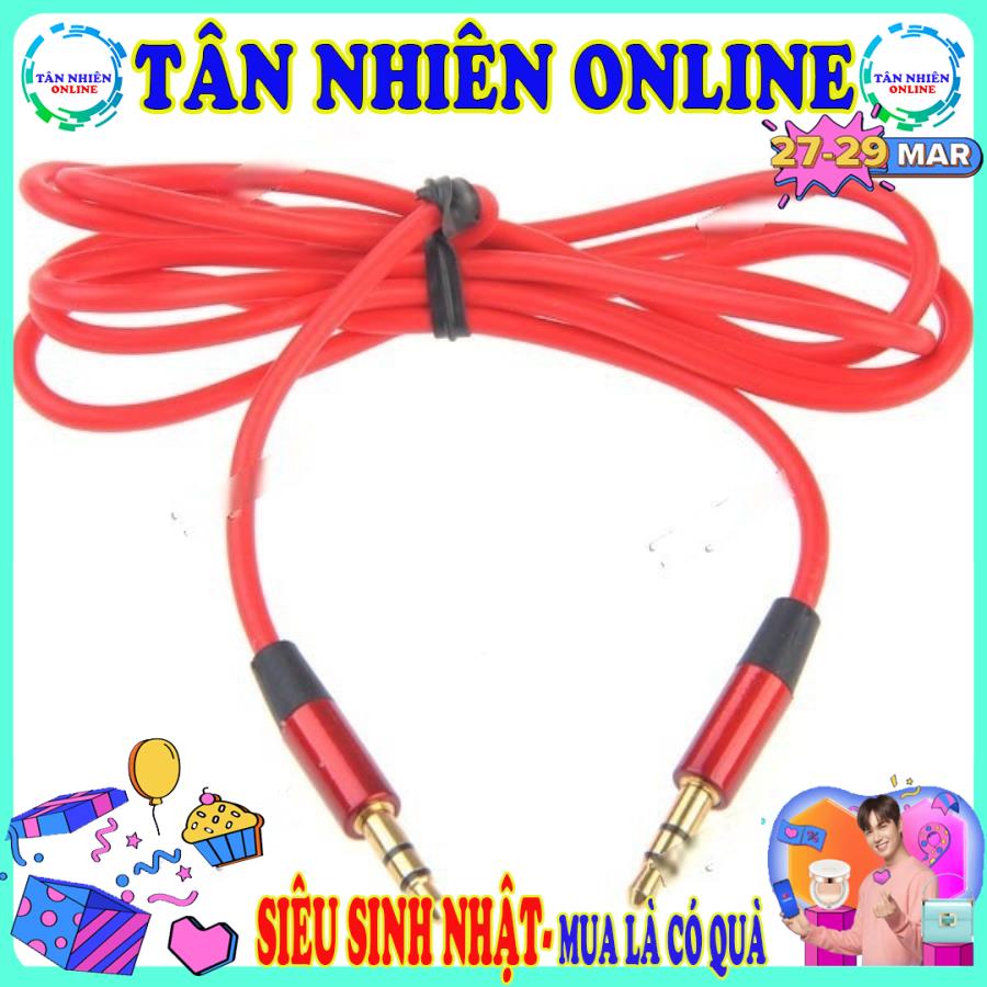 Cáp 2 đầu 3.5 dài 1m đủ màu giá rẻ đủ màu