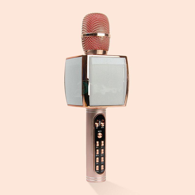 Bán mic hát karaoke, Hát karaoke bằng loa bluetooth, Micro ca nhac - Micro Karaoke Bluetooth YS - 91 Cao Cấp Tích Hợp Chức Năng Chỉnh Tone Giọng - Mã BH 3
