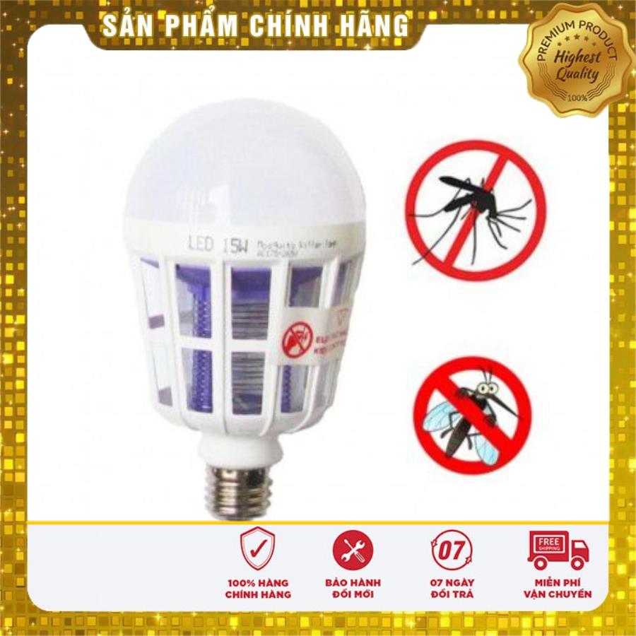 Đèn bắt muỗi bóng tròn led 15W-Đèn diệt muỗi,côn trùng,an toàn sử dụng