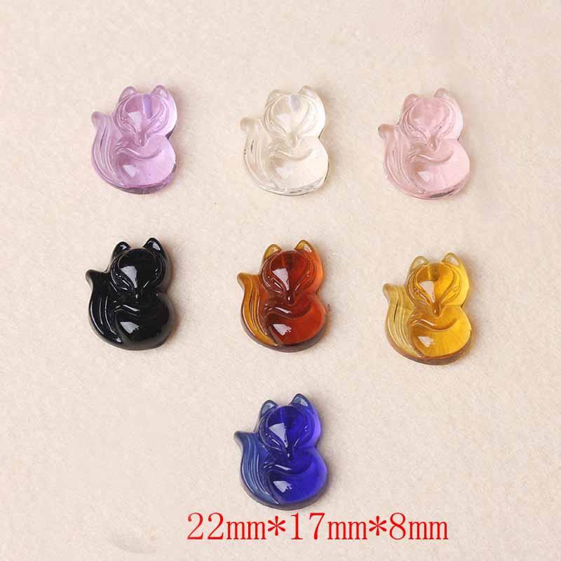 [FreeshipMAX] hồ ly đá mặt dây tặng kèm dây đeo