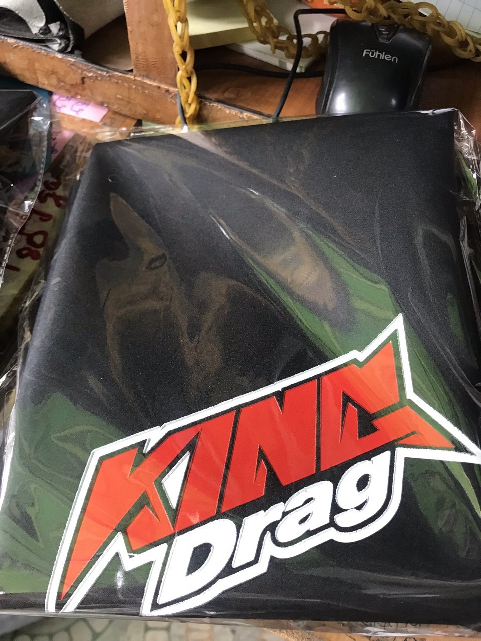 Da bọc yên xe đa năng kingdrag chữ viền