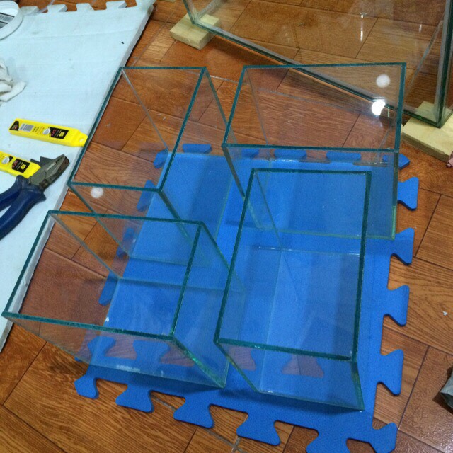 rbs Bể cá mini, bể cá cảnh cỡ nhỏ15x10x15 - hồ cá betta