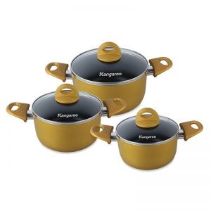 Bộ nồi nhôm kangaroo kg935