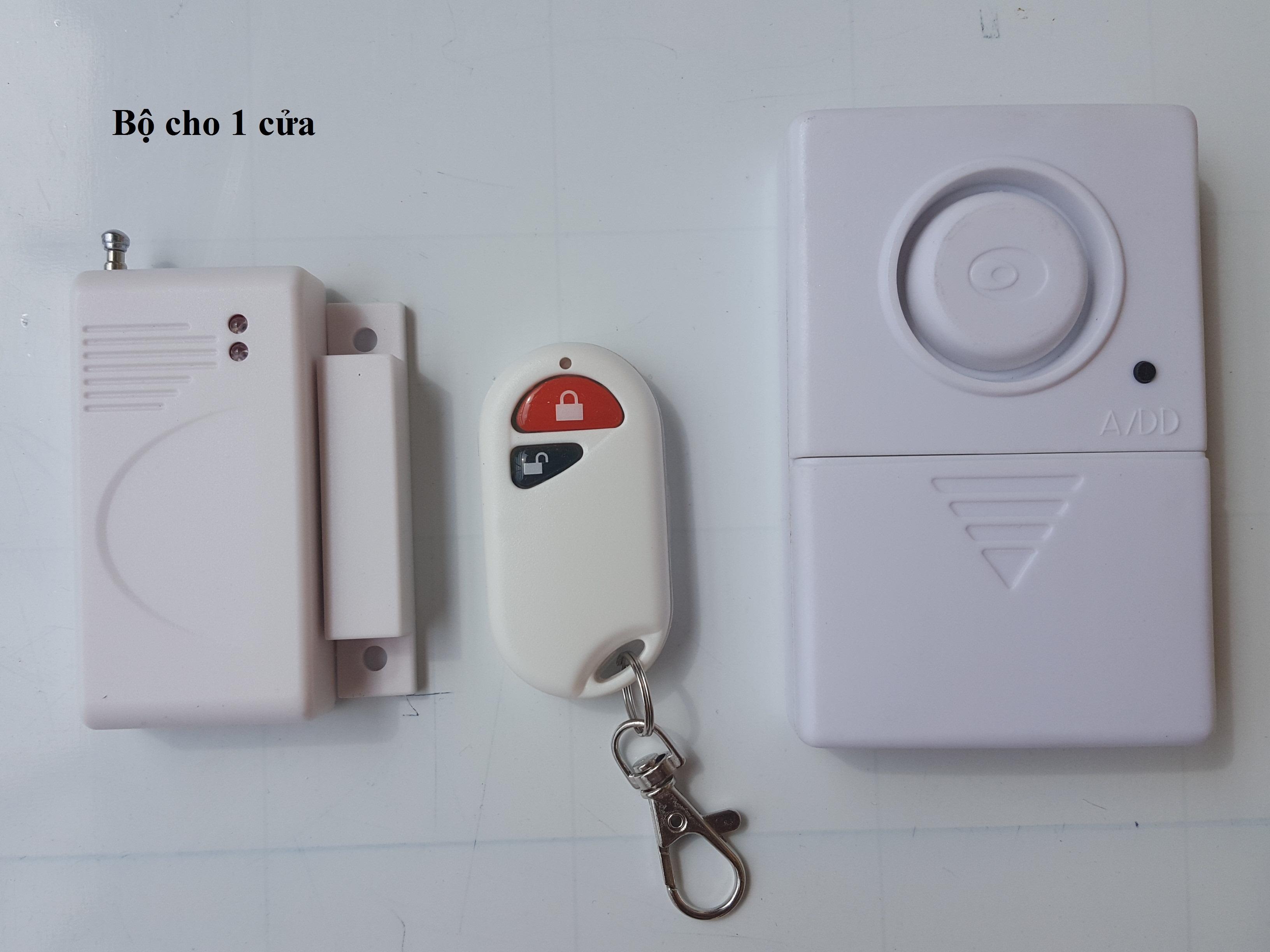 Chuông báo khách chống trộm gắn cửa có điều khiển từ xa cho 1 cửa