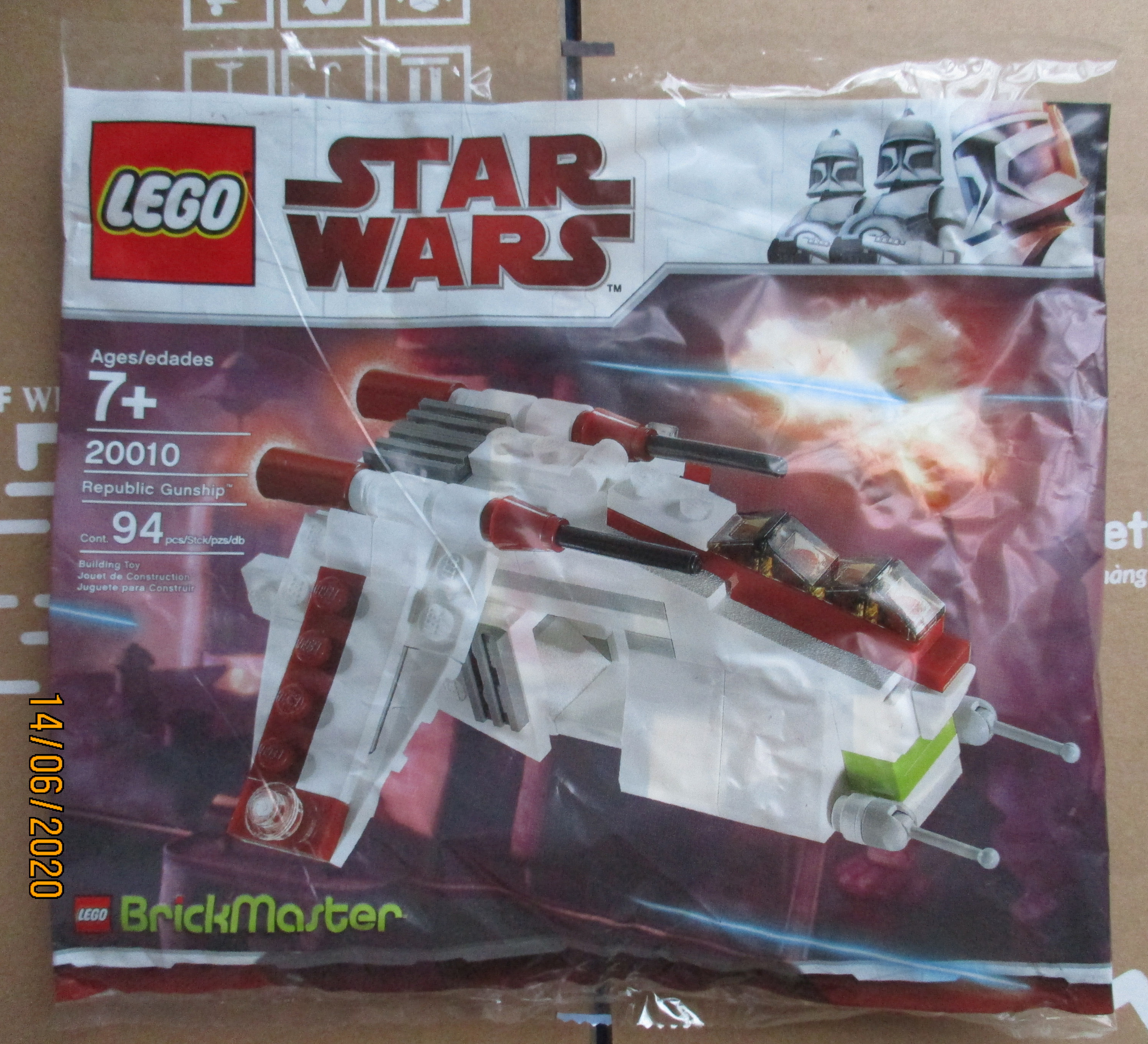 LEGO 20010 STAR WARS Brickmaster Polybag Mini Republic Gunship [Túi Polybag, 94 Chi Tiết) [BrickVN]