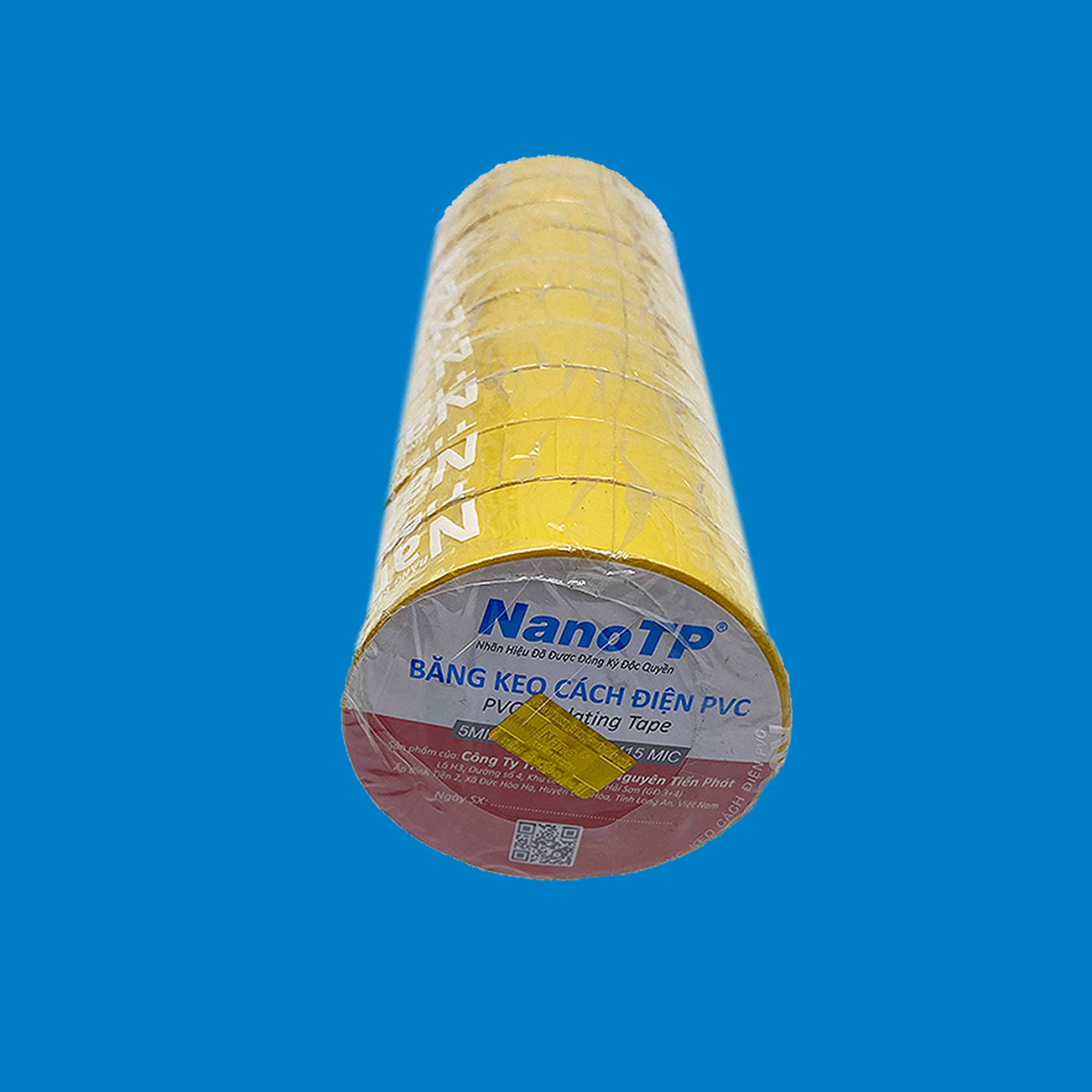 [HCM]5 Cuộn Băng Keo Điện Nano TP - 125 Mic (20 Yard) - Màu tùy chọn