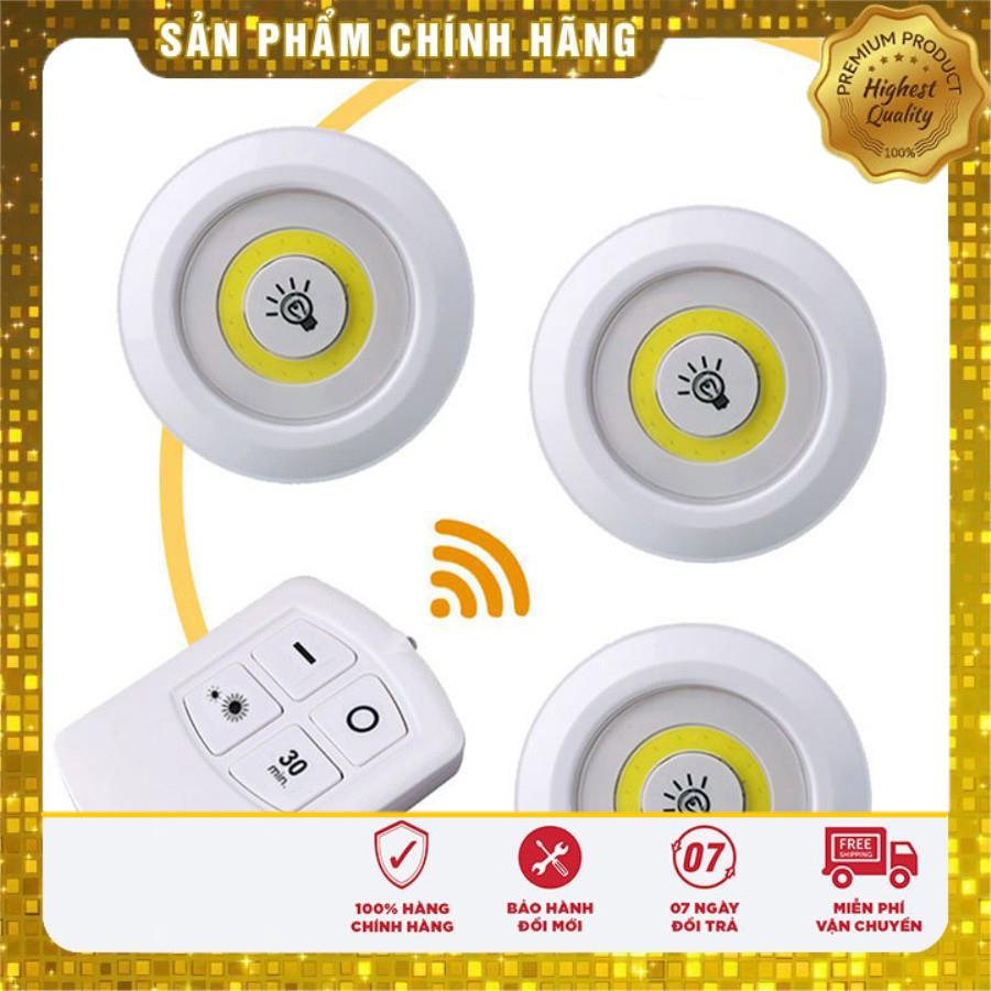 [FREESHIP] Bộ 3 bóng mini Điều khiển từ xa ] Đèn led dán tường thông minh điều khiển từ xa, treo cầu thang, đèn phòng ngủ, đèn gắn tủ trang trí, Bảo hành 1 đổi 1
