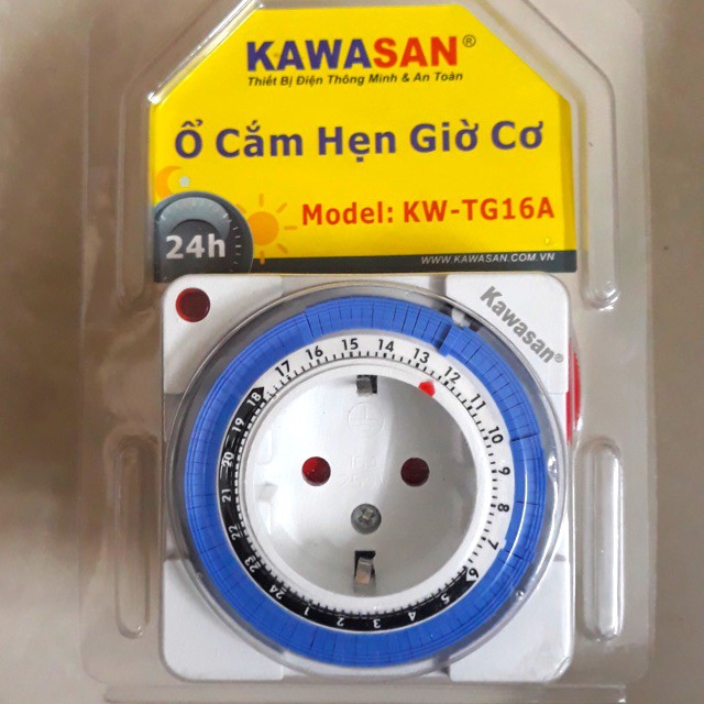 Ổ cắm hẹn giờ cơ kawasan kw-tg16a