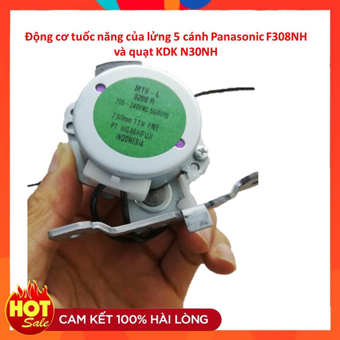 Động cơ tuốc năng quạt lửng Panasonic F308NH và quạt lửng KDK N30NH chính hãng